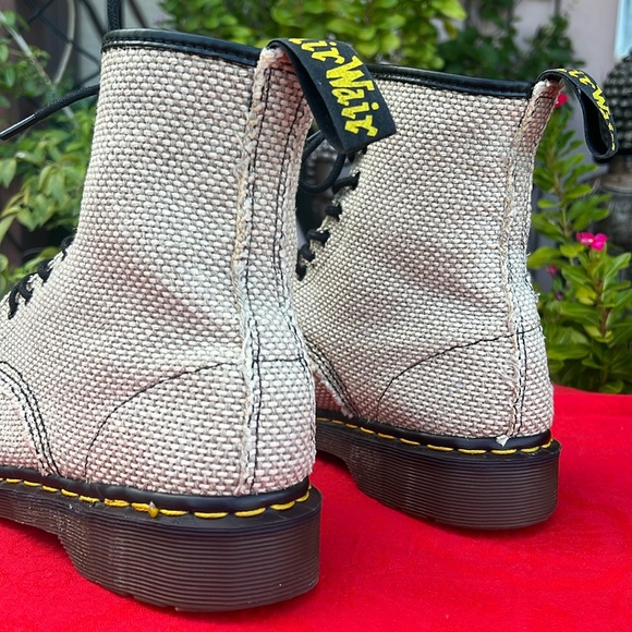 🏴 RARE Burlap England Made Vintage Dr. Martens Boots UK 8 EC‼️ - Picture 10 of 17